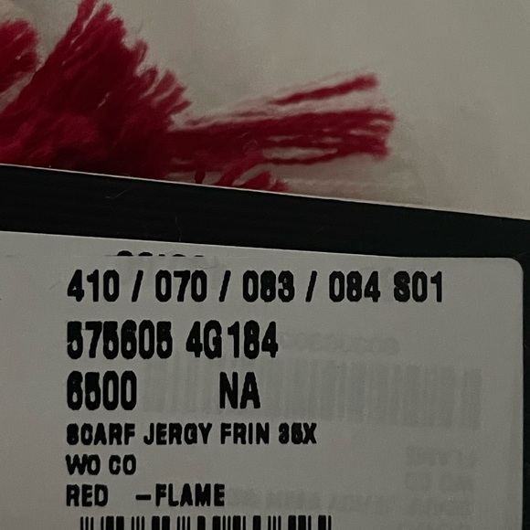 💯 Authentic Gucci Scarf Jergy Frin 35x180 cm - Picture 5 of 7